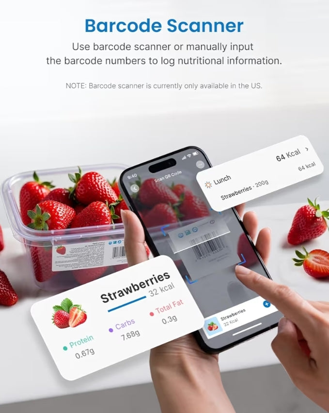 Smart Food Scale with Nutritional Calculator for Body Weight