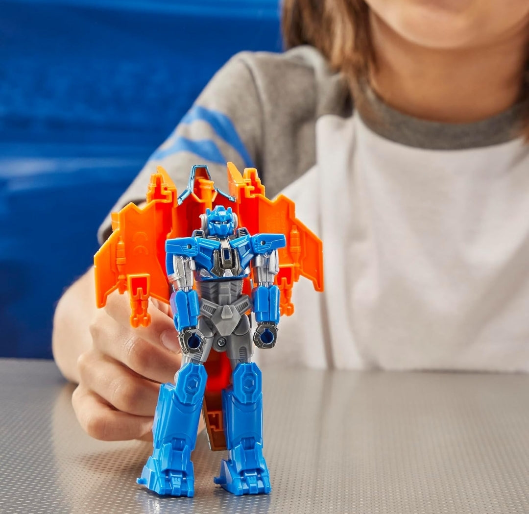 Transformers One Robot Battlers Sentinel Prime, 4.5-Inch Robot Action Figure, Interactive Toys for Boys and Girls Ages 6 and Up