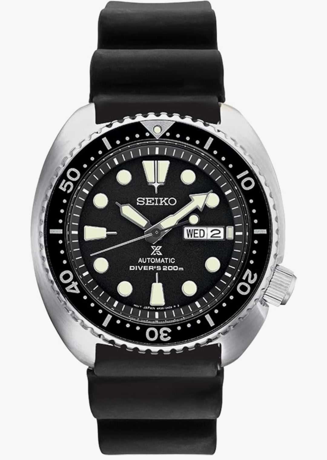SEIKO Outomatiese Duikhorlosie vir Mans - Prospex Versameling - LumiBrite Wysers, Datumkalender - Waterbestand 200M