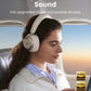 Soundcore Space One Pro, FlexiCurve Over-Ear Headphone, Adaptive Active Noise Cancelling Headphones Driven by 6 Mics, 60H Lossless Audio, Ultra-Fast Charging, Hi-Res Wireless, Comfortable Fit