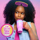 Barbie Trend Fashion Bag Set, 8-Pieces, Ombre Purse and Cup, Dress Up and Pretend Play, Kids Toys for Ages 3 Up by Just Play