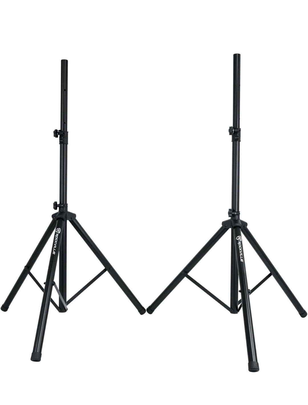 Rockville RPG122K 12" 600W Portable PA System, 3 Channel Mixer Bluetooth, Includes Mic, Stands, Cables BUNDLE