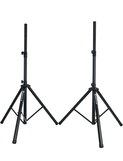 Rockville RPG122K 12" 600W Draagbare Klankstelsel, 3-Kanaal menger Bluetooth, Sluit Mikrofoon, Staanders, Kabels BUNDEL in