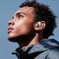 Soundcore V40i by Anker, Open-Ear Headphones, Crystal-Clear Design, Lidless Case, 4 Adjustable Positions for Every Ear Size, Richer Bass, IP55, 21H Playtime, AI Clear Calls, Bluetooth 5.4, App Control