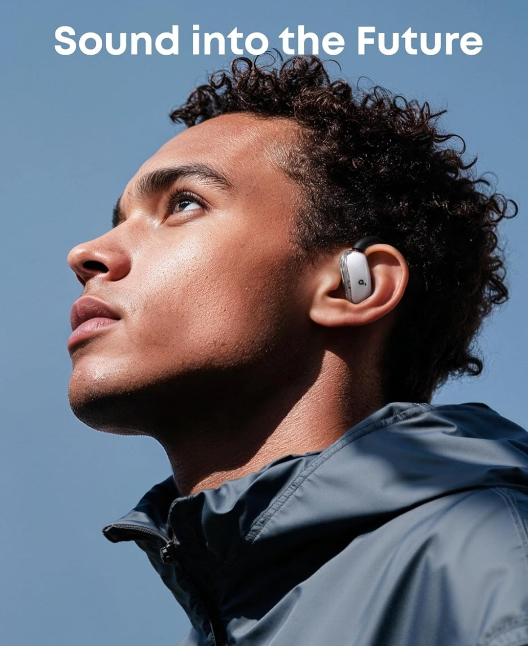 Soundcore V40i by Anker, Open-Ear Headphones, Crystal-Clear Design, Lidless Case, 4 Adjustable Positions for Every Ear Size, Richer Bass, IP55, 21H Playtime, AI Clear Calls, Bluetooth 5.4, App Control