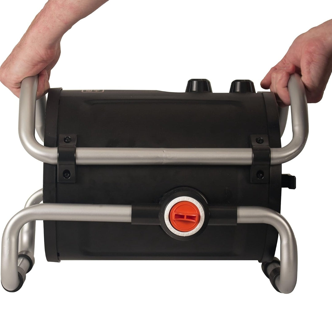 BLACK+DECKER 1500W Ruimteverwarmer, Kamerverwarmer met Laag, Medium & Waaiermodus & Drahandvatsel vir Vervoer