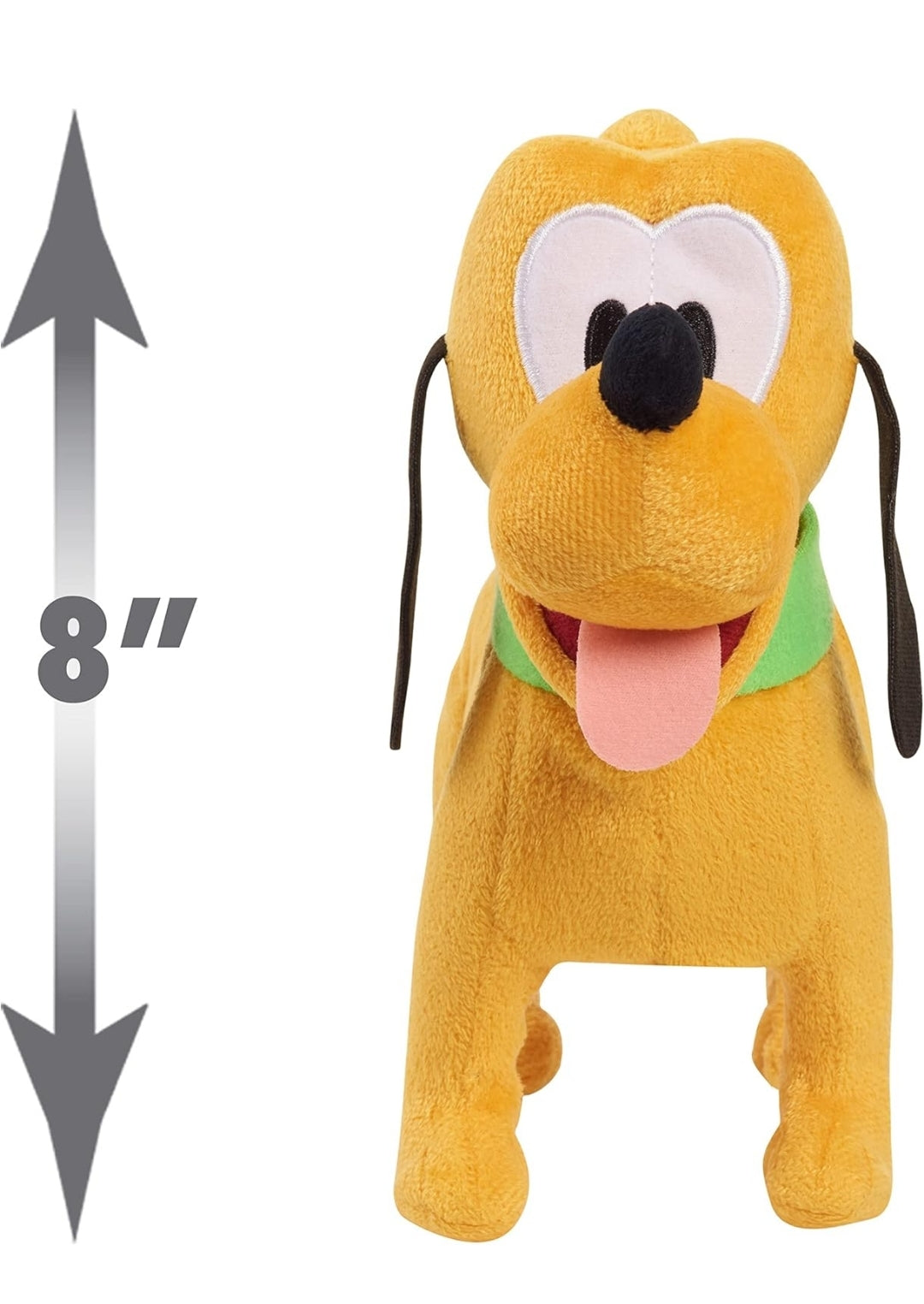 Disney Classics Pluto Walking and Barking Interactive Plush - Kids Toys for Ages 2 Up by Just Play