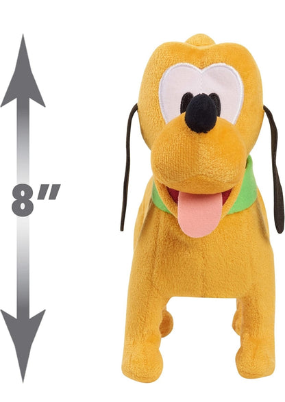 Disney Classics Pluto Walking and Barking Interactive Plush - Kids Toys for Ages 2 Up by Just Play