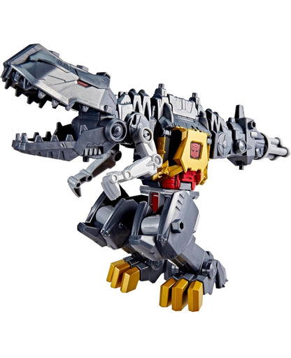 New Transformers Cyberworld Grimlock Chomp & Battle 9-Inch Action Figure, Quick Change to Dino Mode, Robot Toys for Boys & Girls 6+ Years