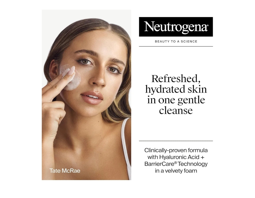 Neutrogena Refresh & Hydrate Skin Care Gift Set, grimeringverwyderingsdoekies, jelgesigsreiniger en waterjelgesigbevogtiger, reisgrootte (3 items)