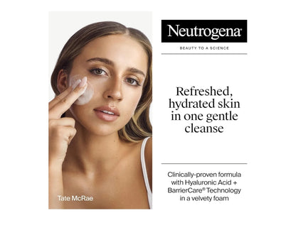 Neutrogena Refresh & Hydrate Skin Care Gift Set, grimeringverwyderingsdoekies, jelgesigsreiniger en waterjelgesigbevogtiger, reisgrootte (3 items)