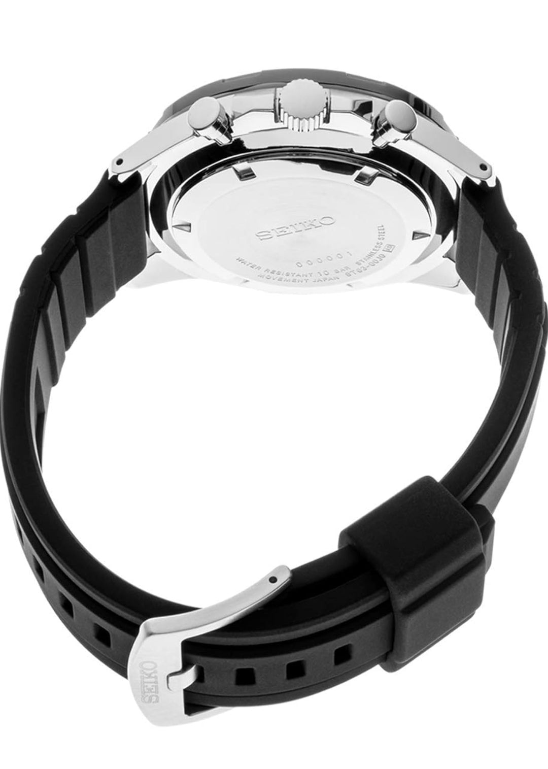 SEIKO Horlosie vir Mans - Noodsaaklikhede - Kwarts Chronograaf, Toerometer