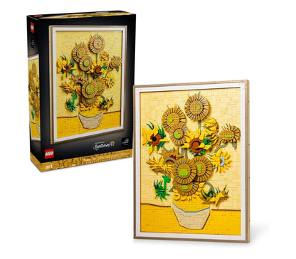 LEGO Art Vincent Van Gogh – Sonskildery Boustel vir Volwassenes – Huisversieringsidee