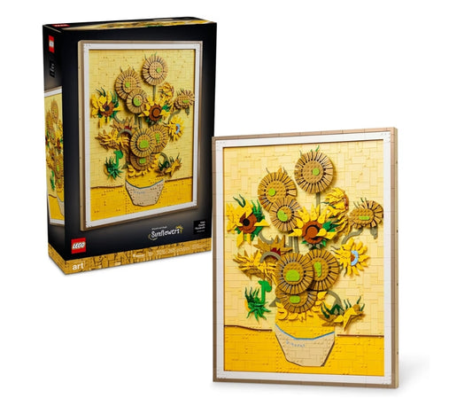 LEGO Art Vincent Van Gogh – Sonskildery Boustel vir Volwassenes – Huisversieringsidee