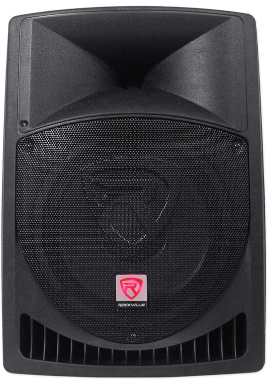 Rockville RPG12 12" 800W Powered DJ PA Speaker with Bluetooth, Deep Bass, 2 Channel Mixer, EQ, Wireless Remote