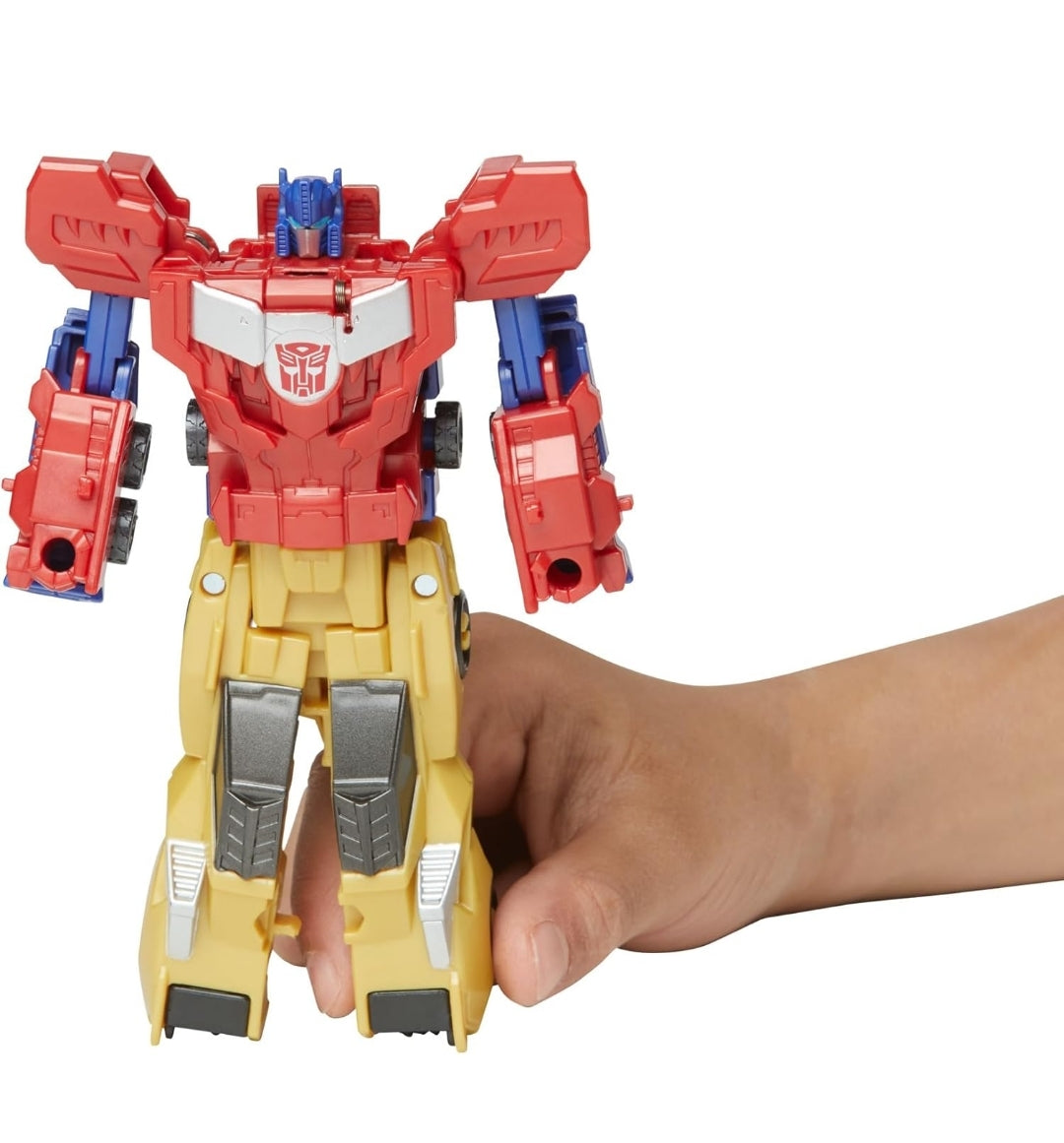 Transformers Crash & Combine Heroes, 3.75-Inch Converting Bumblebee and Optimus Prime Action Figures, Robot Toys for Kids 6 and Up (Amazon Exclusive)