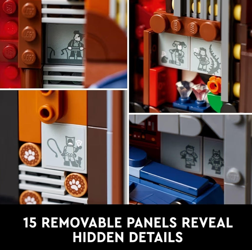 LEGO DC Batman: The Animated Series Gotham City Bou- en Vertoonstel vir Volwassenes met Minifigure, DC Versamelbare Geskenk vir Aanhangers van Superheld-Aksie en Avontuurflieks, 76271