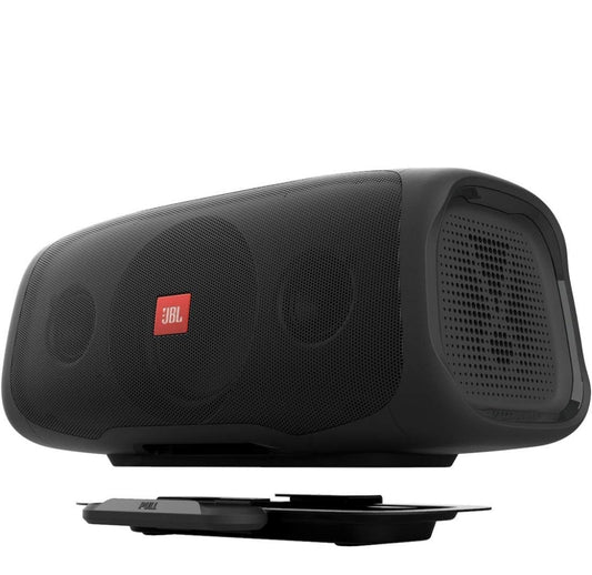 JBL BassPro Go - in-Vehicle Powered subwoofer & Full-Range Portable Bluetooth Speaker - Black