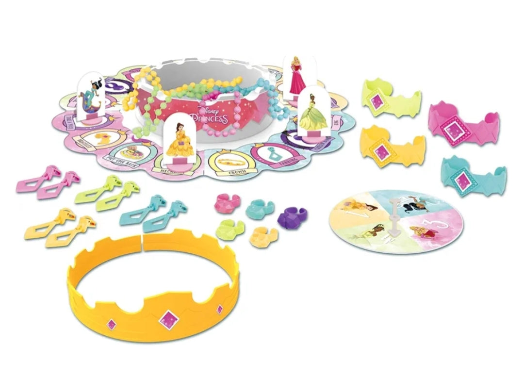 Hasbro Gaming Pretty Pretty Princess: Edition Board Game Featuring Disney Princesses - Jewelry Dress-Up Game