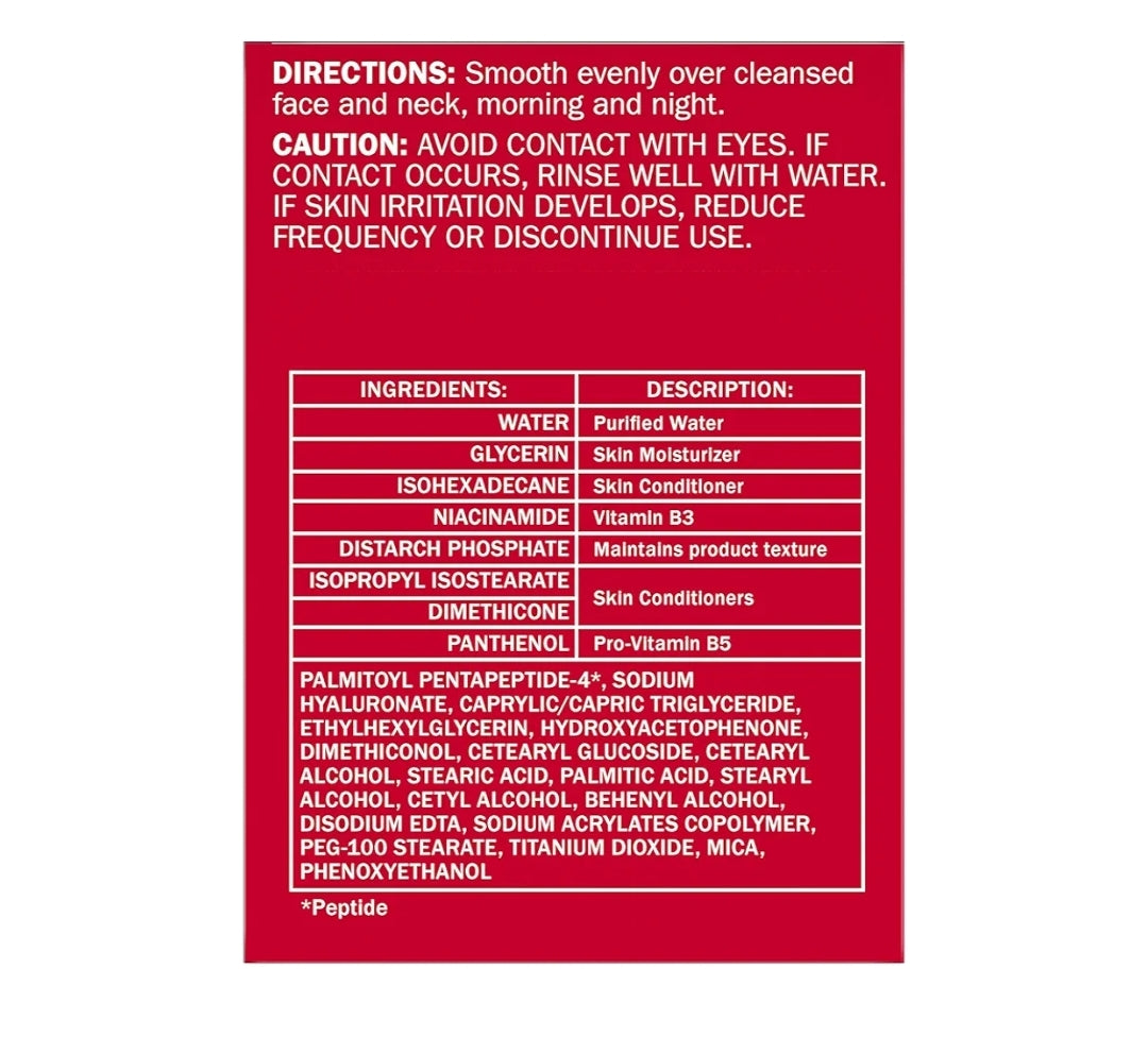 Olay Gesigbevogtiger, Regenerist Mikro-beeldhouroom Versterkende Velversorging - Hialuronzuur, Niasienamied, Aminopeptiede (1.7 Oz)