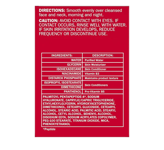 Olay Gesigbevogtiger, Regenerist Mikro-beeldhouroom Versterkende Velversorging - Hialuronzuur, Niasienamied, Aminopeptiede (1.7 Oz)