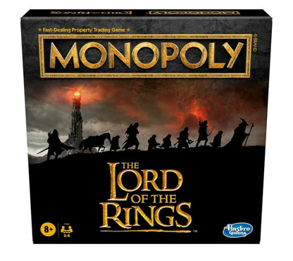 Hasbro Gaming Monopoly: The Lord of The Rings Edition Board Game Inspired by The Movie Trilogy - Play as a Member of The Fellowship