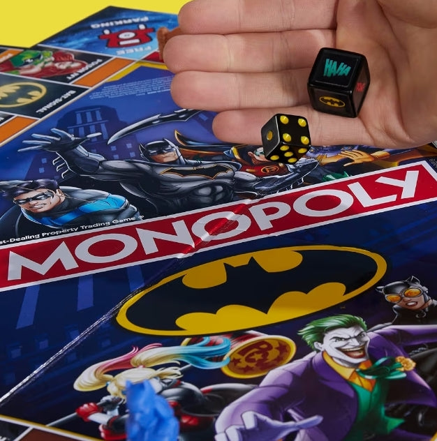 Monopoly Batman Edition Board Game - Strategy Games for Kids and Adults