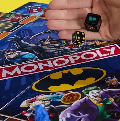 Monopoly Batman Edition Board Game - Strategy Games for Kids and Adults