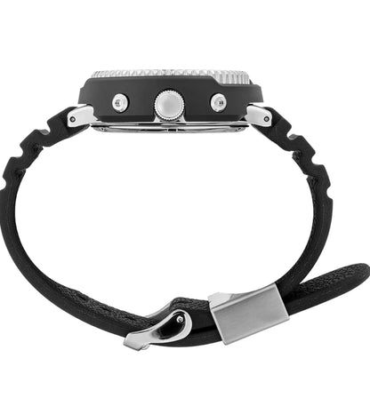 Seiko Hibried Duikhorlosie vir Mans - Prospex - Sonkrag, met Swart Wyserplaat, Liggewig Kas, en Stophorlosiefunksie, 200m Waterbestand
