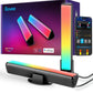 Govee Smart LED Light Bars, Work with Alexa and Google Assistant, RGBICWW WiFi TV Backlights with Scene and Music Modes for Gaming, Pictures, PC, Room Decoration