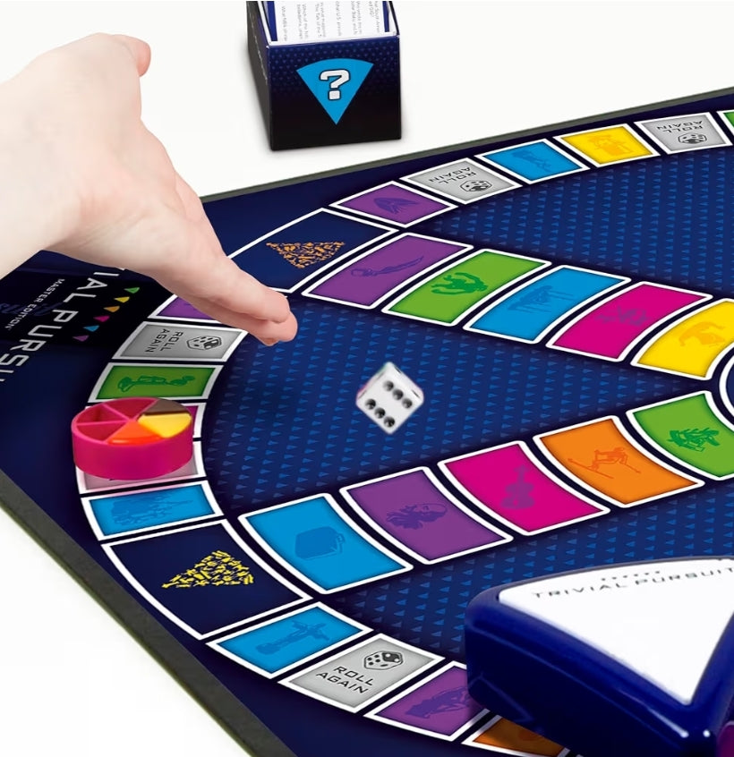 Hasbro Gaming Trivial Pursuit Master Edition Trivia Board Games Includes Electronic Timer, Trivia Games for 2 to 6 Players