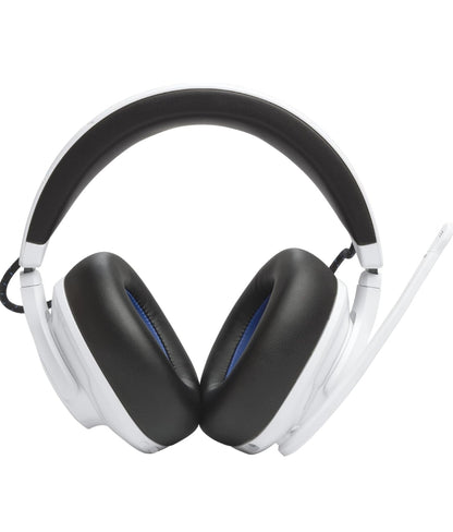 JBL Quantum 910P - Koordlose Konsol-Oorkop-Speletjiehooftelefoon met Kopsporing-Verbetering - (Wit)