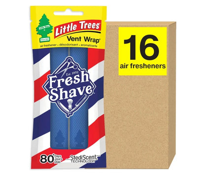 LITTLE TREES Kar Lugverfrisser. Vent Wrap- Fresh Shave