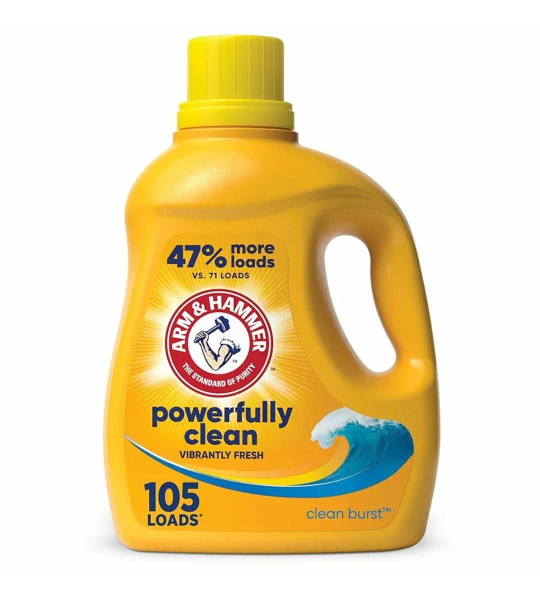 ARM & HAMMER Clean Burst, 105 Loads Liquid Laundry Detergent (105 fl oz)