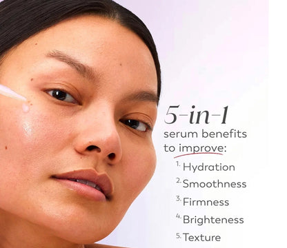 Olay Super Serum - Niasienamied, Vitamien C & E, Kollageenpeptied, AHA - 5-in-1 Velversorging Verhelderend Anti-Veroudering (29 ml)