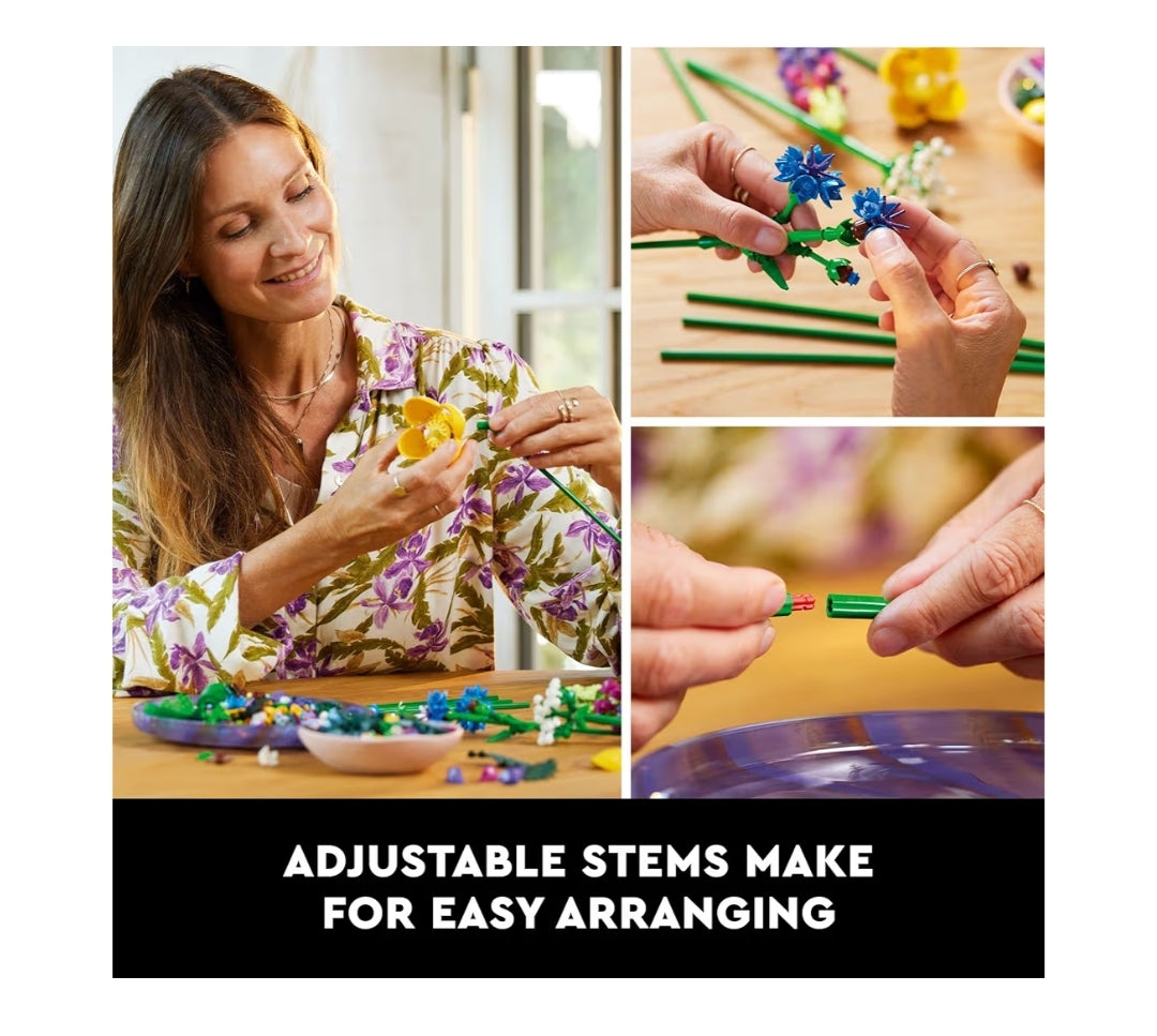 LEGO Botanicals Kunsmatige Veldblomruik - Kunsmatige Binneblomme Boustel Versiering