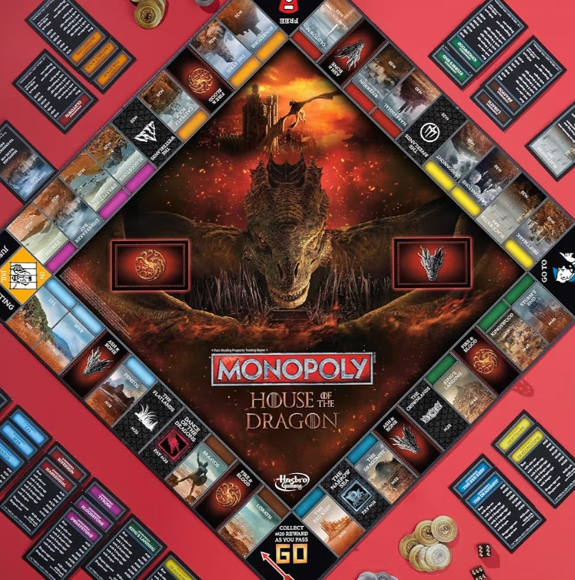 Monopoly House of the Dragon Edition Board Game - Based on the Hit TV Series (Strategy Games)