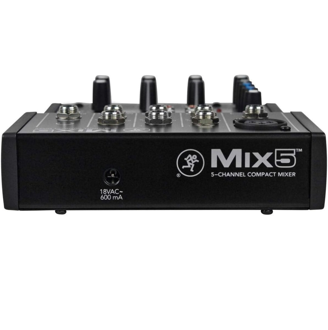 Bundle: (2) Rockville BPA8 8" 300W Speakers w/Bluetooth+ (1) Mackie Mix5 Mixer+ (2) RCXMB20B 20' XLR-TRS Cables REAN