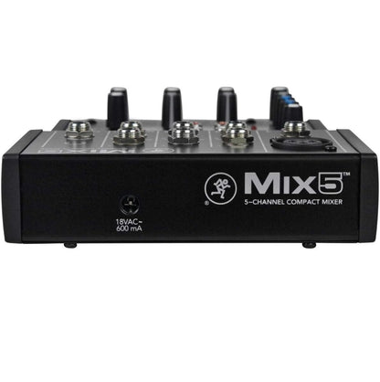 Pak: (2) Rockville BPA8 8" 300W Luidsprekers m/Bluetooth + (1) Mackie Mix5 Menger + (2) RCXMB20B 20' XLR-TRS Kabels REAN