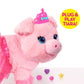 Just Play Barbie Dance & Prance 9.5-inch Piggy Plush Stuffed Animal, Includes 5 Plug and Play Charms, Pink, Kids Toys for Ages 3 Up