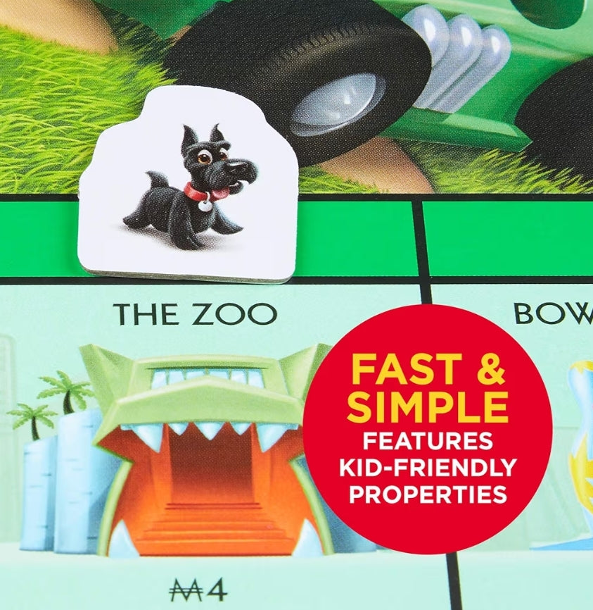 Monopoly Junior Board Game for 4 Players - (Ages 5 and up)