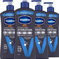 Vaseline Men Cooling Hydration 3-in-1 4 Pack for Dry Skin Face, Hands & Body Lotion for Men with Menthol & Ultra-Hydrating Lipids 20.3 oz