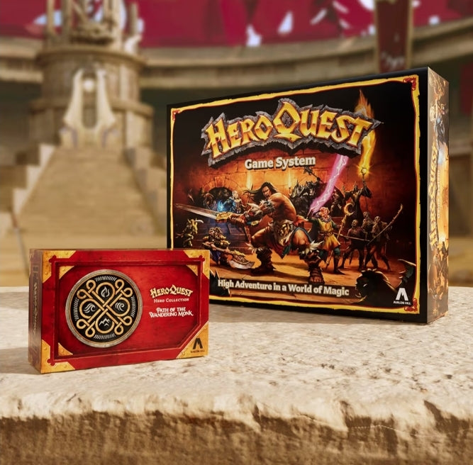HeroQuest Hero Collection Path of The Wandering Monk Figures | Includes 2 Detailed Miniatures | Requires HeroQuest Game System to Play | Ages 14 and Up