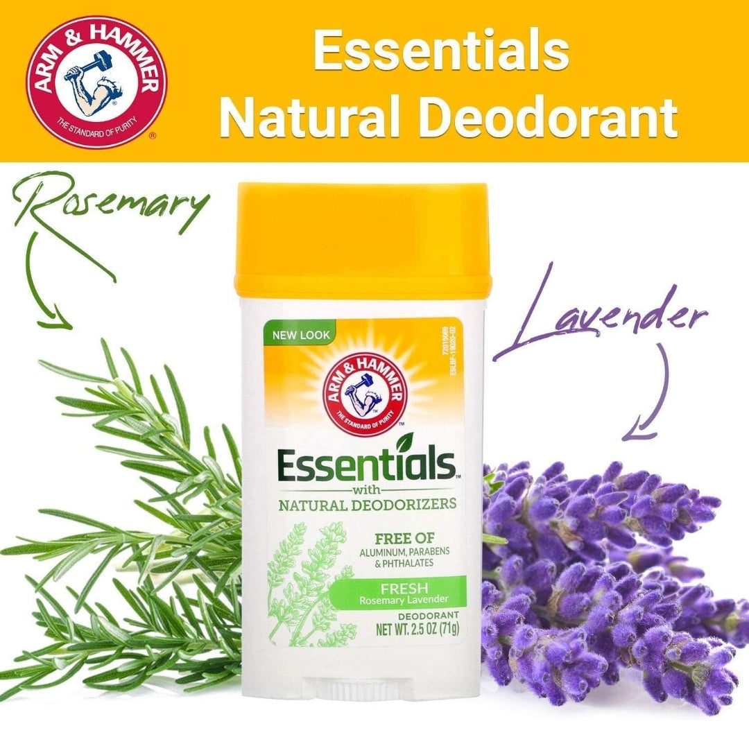 Arm & Hammer Essentials Deodorant, Fresh - 2.5 oz. (Pack of 2)