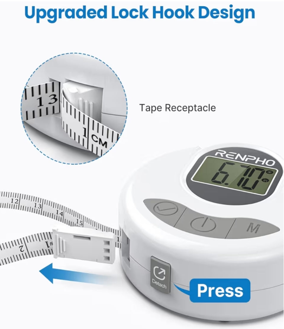 Food Scale with Nutritional Calculator, RENPHO Body Measuring Tape