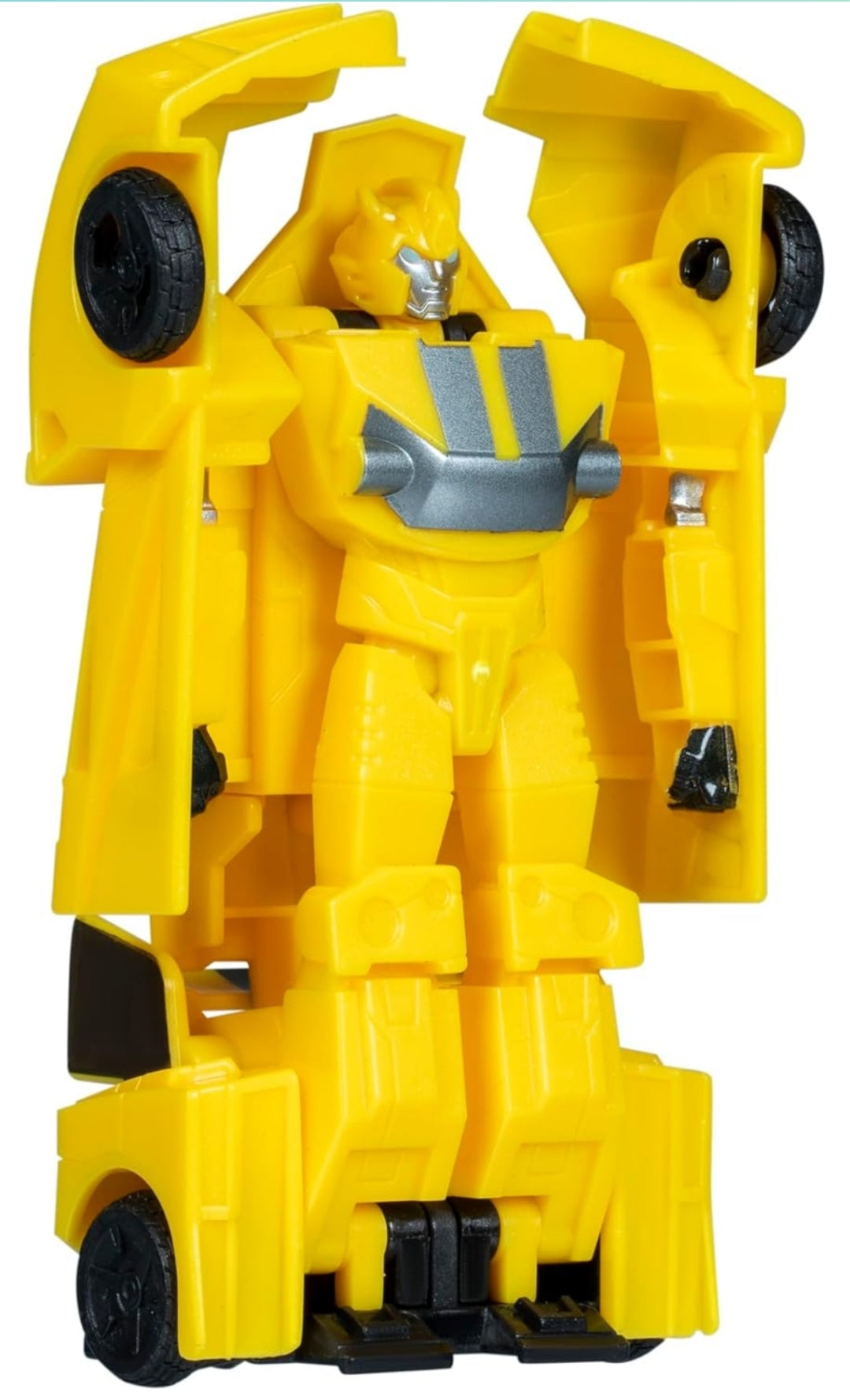 Transformers EarthSpark 1-Step Smash Changers Bumblebee 4-Inch Action Figure, Robot Toys for Boys and Girls 6 and Up