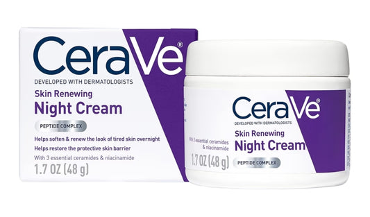 CeraVe Velvernuwende Nagroom, Niasinamied, Peptiedkompleks en Hialuronzuurbevogtiger 1.7 Oz – Verpakking kan Verskil