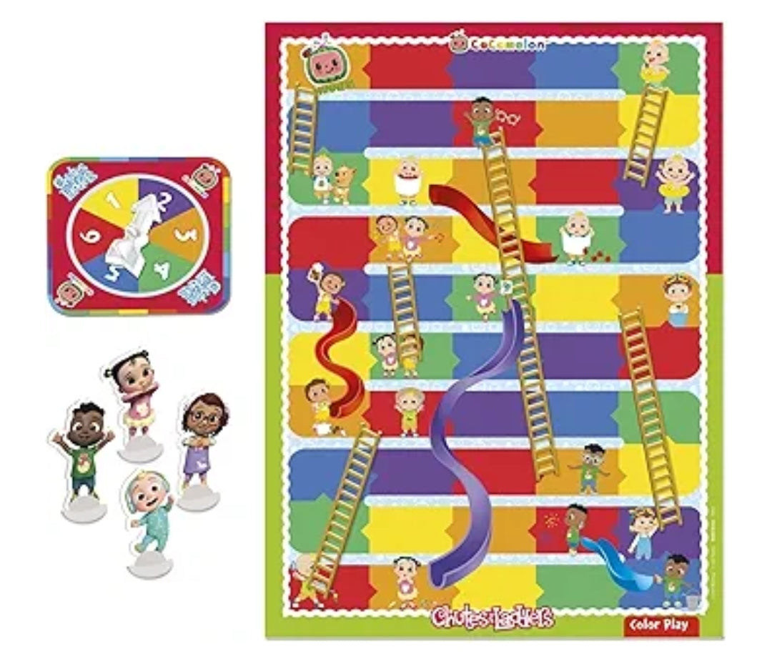 Hasbro Gaming Chutes and Ladders: CoComelon Edition Board Game for Kids