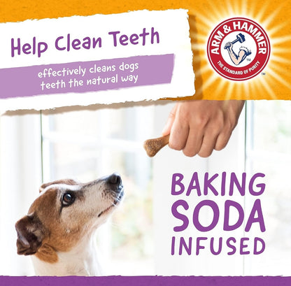 Arm & Hammer for Pets Nubbies Dental Treats for Dogs with Baking Soda and Calcium, Treat Chews Help Fight Bad Breath, Plaque & Tartar, Chicken, Value Bucket, 139 Pcs (Packaging may vary)