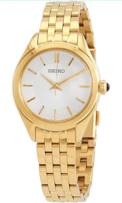 SEIKO Kwarts Wit Horlosie vir Dames - NUUT